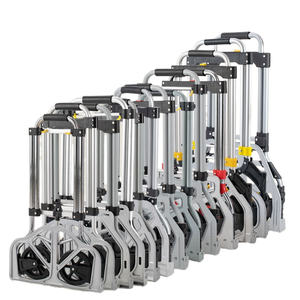 फेलको JCH-0328 हैंडकार्ट फोल्डिंग फोर-व्हील प्लेटफॉर्म पोर्टेबल सामान कार्ट शॉपिंग कार्गो ट्रॉली भंडारण टोव मोटी - Product Image 1