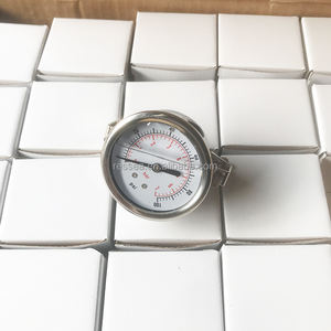 เครื่องวัดแรงดันแก๊สน้ำมันไฮดรอลิกด้านล่าง2.5 "/63มม. 100มม. กำหนดได้เอง - Product Image 5