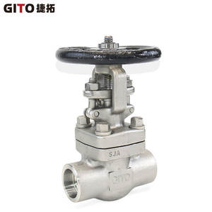 Vanne à opercule auto-scellante en acier forgé F304 Z61W-800LB, vanne d'eau manuelle haute pression avec soudure à douille - Product Image 5