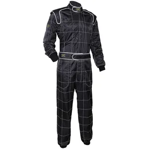 Takım Karting yarış kıyafeti F1Jacket Karting takım elbise araba motosiklet kulübü egzersiz giyim tulum Stig takım elbise iki katmanlı su geçirmez