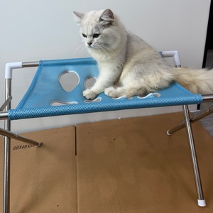 Table de toilettage pliable pour animaux de compagnie, bleue, portable, respirante, pour chats et chiens - Product Image 2