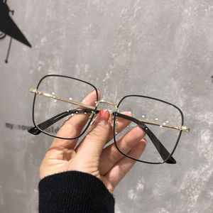 S3 Vintage marcos ovalados se pueden emparejar transparente universal anti-luz azul <span class=keywords><strong>gafas</strong></span> ópticas ovaladas <span class=keywords><strong>ordenador</strong></span> miopía <span class=keywords><strong>gafas</strong></span> marco - Product Image 4