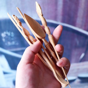 Bamboo <b>Tea</b> <b>Set</b> Four Piece Traditional Chinese <b>Tea</b> Ceremony Tools Eco Friendly Kung Fu <b>Tea</b> Accessories - Product Image 4