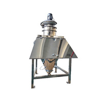 Station de déchargement haute performance en acier inoxydable pour sacs de détergent/lave-linge/poudre de gypse avec alimentateur automatique et tamis vibrant