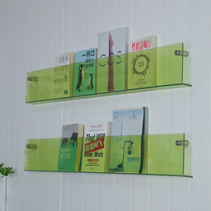 Estantería de acrílico personalizable, estante de exhibición de acrílico, estilo minimalista, decoración de librería, estantería de pared,. - Product Image 1