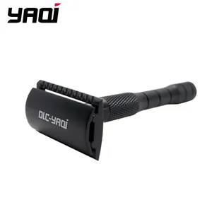 RTS YAQI-maquinilla de afeitar de seguridad moderna para hombre, mango de maquinilla de afeitar de Metal reutilizable de doble filo - Product Image 1