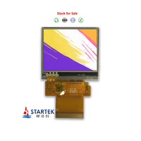 Layar LCD TFT Transflektif Startek 2 Inci 320*240 Panel Sentuh ILI9342C MCU Antarmuka SPI+RGB SPI Modul LCD