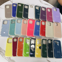 Pour iPhone 16 16pro 16 pro max 15 14 13 12 11 X XR étui de téléphone en Silicone liquide de luxe coque arrière étui de Protection pour appareil photo