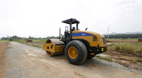 Sem512 12ton 130HP compacteur à rouleaux vibrants à tambour unique nouvellement mis à niveau pour l'Amérique du Sud