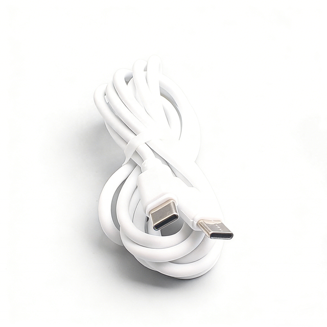 USB-C to USB-C PVC Cable PD Fast Charging 2A 1M High-Speed Data Sync for Computer Earphone Phone Tablet Laptop