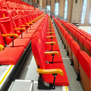 Sedute Teatrali Portatili, <span class=keywords><strong>Tribune</strong></span> Retrattili <span class=keywords><strong>Telescopiche</strong></span> per Interni, Sedili Pieghevoli Frontali - Product Image 5