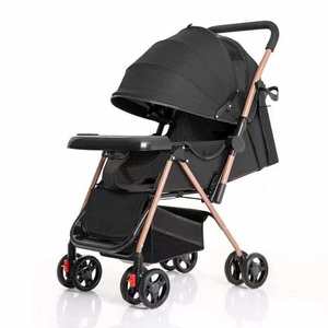 <span class=keywords><strong>Poussette</strong></span> et trotteur 3-en-1 légère pour bébé avec cadre en alliage d'aluminium et acier inoxydable, design pliable pour les enfants <span class=keywords><strong>de</strong></span> 0 à 3 ans - Product Image 3