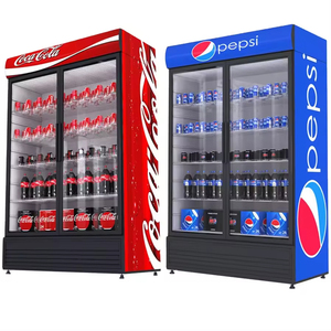 Refrigerador <span class=keywords><strong>Pepsi</strong></span> con puerta de vidrio para exhibición y promoción de bebidas - Product Image 2