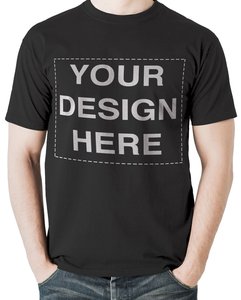 T-Shirt Personalizzata <span class=keywords><strong>JX</strong></span> in Puro Cotone 100% per Uomo con Stampa Fronte/Retro di Immagini e Testo Personalizzati, Traspirante ed Ecologica - Product Image 4
