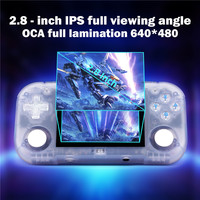 Konsol Game Genggam Mini zero 28 V2 Baru, Sistem Ganda Android Linux, Dapat Diperluas hingga 512GB, Emulator Psp, N64 dan Lainnya, game