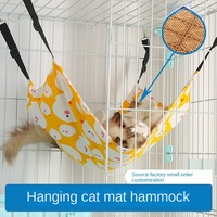 Hamac pour chat en tissu écologique toutes saisons, réglable, nid suspendu, lit suspendu, lavable en machine, léger, directement de l'usine