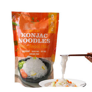 Nouilles Shirataki de haute qualité, sans additifs, faibles en glucides, riches en fibres, substitut de repas instantané pour la perte de poids - Product Image 1