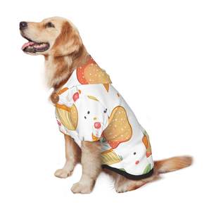 Image personnalisée hiver printemps vêtements pour animaux de compagnie pour chiens de taille moyenne sweat à capuche en polyester simple classique tailles XS XL XXL imprimé animal solide pour l'extérieur - Product Image 6
