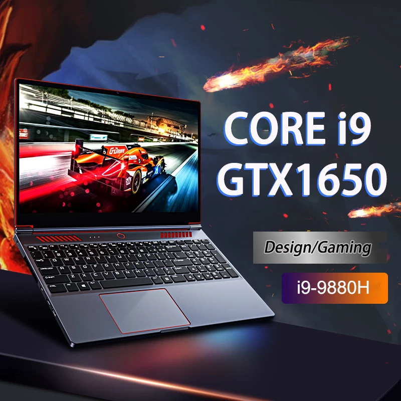 คอมพิวเตอร์สำหรับเล่นเกม,อินเทลคอร์16.1 I9-9880H I9-8950HK GTX I7-9750H 4G มินิพีซีหน้าต่าง1650 64GB 2TB SSD Ultrabook ขนาด10/11นิ้ว