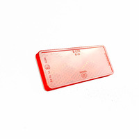 Réflecteurs LED en plastique pour camion/remorque (KC220) - Certifié ECE Blanc Rouge Jaune 70x30mm Montage adhésif