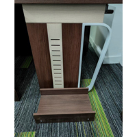 Bureau d'Ordinateur à Trois Tiroirs Fixes, Plateau de 5 cm d'Épaisseur, Idéal pour la Maison ou le Bureau, Petit Bureau Compact