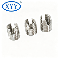 Stable TC4 Self Tapping Insert Thread Reliable Thread Restoration Sleeve for Automation Precision Fixture Components