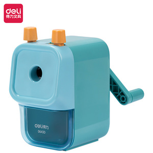 Deli Pencil Sharpener 0643D Manual Geometric Design For Kids School Use - Product Image 5