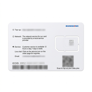 Tarjeta SIM Global KANGLONG (MUNDIAL) Recargable para <span class=keywords><strong>Radio</strong></span> POC 4G, Uso con Walkie-Talkie 4G, Comunicación Inalámbrica de Largo Alcance de 5000 km - Product Image 2