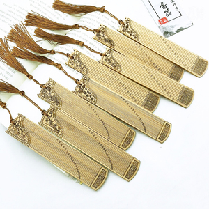 Natural Eco-Friendly Bamboo Carved Bookmarks - Customizable Novelty Gifts