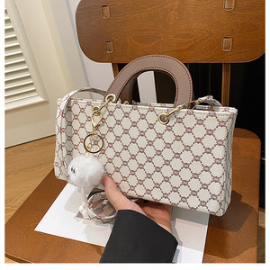 Túi <span class=keywords><strong>Tote</strong></span> Thiết Kế Sang Trọng Cho Nữ, Túi Xách Tay Dung Tích Lớn, Túi Đeo Vai In Họa Tiết Thời Trang, Túi Mua Sắm Mới Phong Cách - Product Image 6