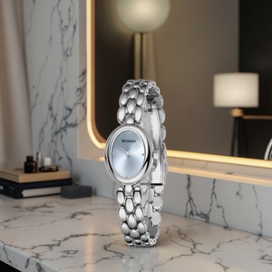 Montre bracelet ovale personnalisée avec logo Besseron Supplier, 22,5*35 mm, acier inoxydable, pour femme de bureau. - Product Image 2
