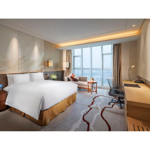 Meubles de chambre d'hôtes Luxe écologique 4 étoiles standard Appartement Fournitures Commodités Ensemble de meubles de chambre à coucher d'hôtel - Product Image 4