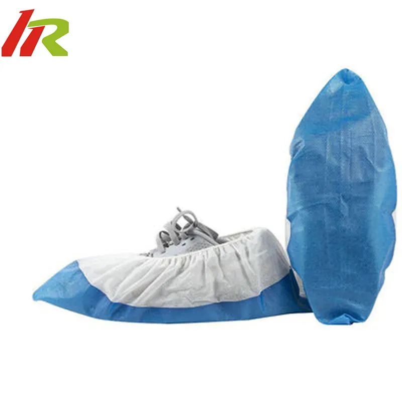 MOQ 1pcs PP+PE Shoe Cover Disposable Shoe Covers Shoes Safety Cover Coated