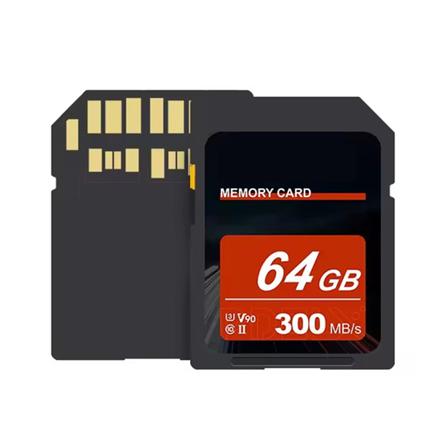 4.0 V30 V60 V90 UHS-II Sd Memory Card 64GB-256GB Plastic Storage Card Digital Camera Phone Compatible 128GB 512GB