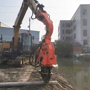 Marteau vibrant monté sur excavatrice KN150 de haute qualité, marteau vibrant hydraulique haute fréquence, piqueur de pieux vibrant - Product Image 3