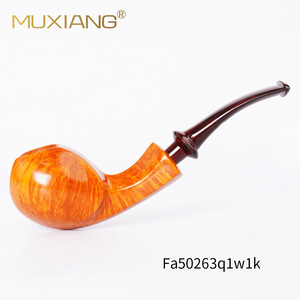 Handmade Pufferfish Pipe Rosewood Photinia Root Burl German Cumberland Mouthpiece Straight Type Tobacco Pipe For Men - Product Image 3