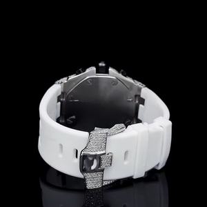 Reloj de Cuarzo con Moissanita Sofisticado, Diseño Elegante y Atemporal con Brillo Radiante y Mecanismo de Cuarzo Confiable para Uso Diario - Product Image 4