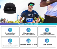 Gorra Deportiva Unisex con Protección UV, Visera Corta, Ligera, Sin Estructura, de Nailon, para Correr, Camping