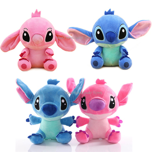Venta al por mayor de fábrica: Muñeco de <span class=keywords><strong>peluche</strong></span> <span class=keywords><strong>Lilo</strong></span> & Stitch de 16/20 cm, juguete de <span class=keywords><strong>peluche</strong></span> de Stitch, regalo de dibujos animados para niños y niñas - Product Image 1