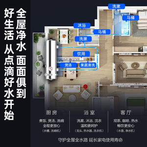 Purificador de Agua de Acero Inoxidable con Ultrafiltración, Prefiltro Central para Toda la Casa, 4000L 6500L 10000L, Lavable - Product Image 3