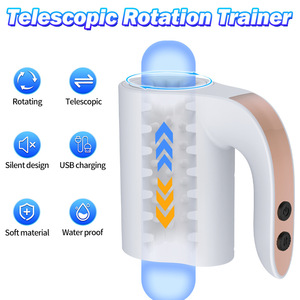 Masturbatore Maschile Automatico Telescopico Rotante a Forma di Aereo, Giocattolo per Adulti - Product Image 3