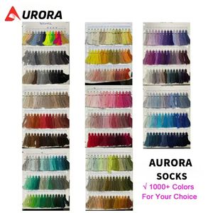 थोक रंगीन ठोस रंग खेल मोजे अनुकूलित लोगो पैटर्न लुभावने बुना हुआ खेल मोजे क्रू ग्रीष्मकालीन मोजे - Product Image 2