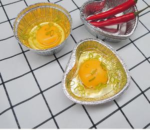 Contenedor desechable de papel de aluminio para pastel de corazón y tartaletas, moldes de papel de aluminio para hornear, suministros de grado alimenticio, bandeja para pasteles - Product Image 3