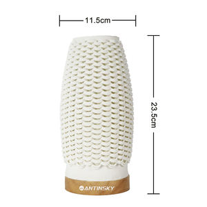 โคมไฟเซรามิกพิมพ์ 3 มิติ ANTINSKY D0005 ของตกแต่งบ้านและโต๊ะทำงานสุดสร้างสรรค์ พร้อมการขึ้นรูปพลาสติกสำหรับตกแต่งข้างเตียงและโต๊ะทำงาน - Product Image 3