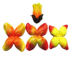 Pétales de roses artificielles en soie, 500 pièces, fausses fleurs, pour un mariage, coloré - Product Image 1