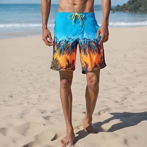 <b>Men's</b> Bathing Board <b>Trunks</b> Beach Shorts Holiday Hawaiian Fitness Swimwear Swim <b>Trunks</b> Board Shorts <b>Men</b> Boardshorts - Product Image 3