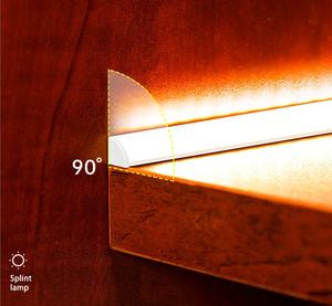 8x8mm Mini LED splint lamp montato senza slot illuminazione a 45 gradi armadio V groove vino/<span class=keywords><strong>scarpa</strong></span>/vetrina luce laminata - Product Image 2