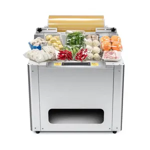 Beiheng Low Price Automatic Fruit Cling Film Wrapping Machine Vegetable Grapefruit Stretch Plastic Packing Wrap Film Machine