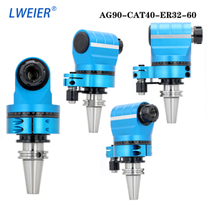 Cabezal de Fresado Lateral para Centro de Mecanizado LWEIER CAT40-ER32-60, Cabezal Angular BT/ISO/CAT/NT para Máquina Herramienta, Cabezal Angular de 90 Grados - Product Image 4