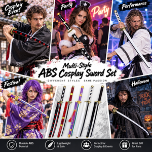 Version ABS Roronoa Zoro : Trois épées, réplique d'armes d'anime japonais, accessoire de jeu, épée en bois de <span class=keywords><strong>Kendo</strong></span> pour les 5-7 ans, Enma et Totsugeki - Product Image 6